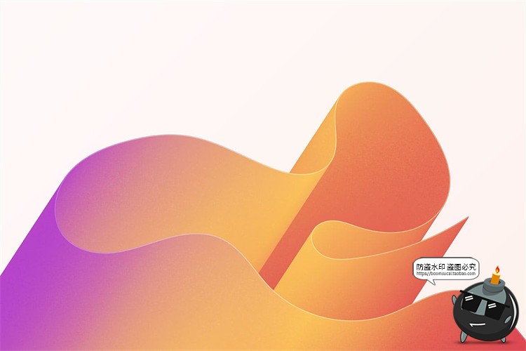 图片[3]-简约清新创意折纸边缘曲折渐变配色背景底纹理AI矢量JPG图片素材-设计猿