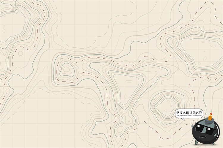 图片[3]-抽象地理地形山脉图案等高线背景底纹纹理AI矢量PNG免抠装饰素材-设计猿