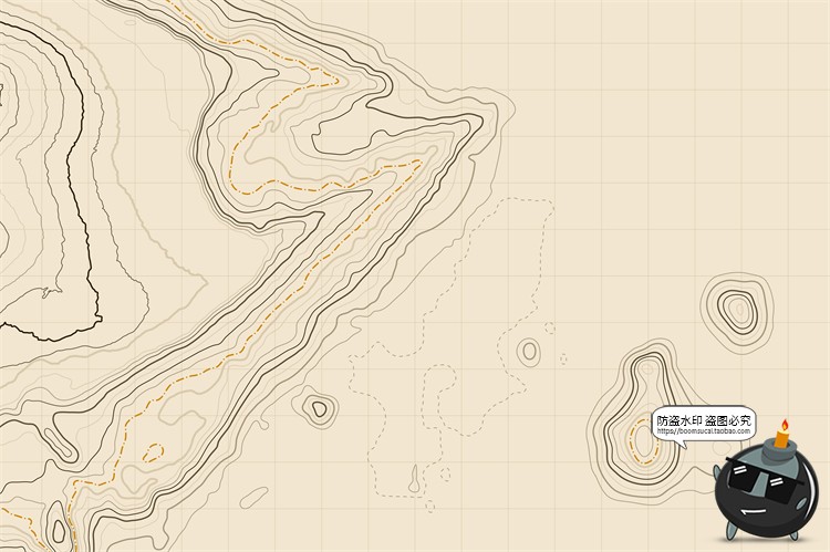 图片[5]-抽象地理地形山脉图案等高线背景底纹纹理AI矢量PNG免抠装饰素材-设计猿