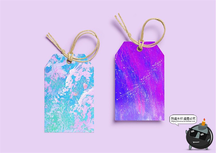 图片[9]-抽象艺术油画颜料混合涂料涂抹扭曲肌理纹理底纹背景JPG图片素材-设计猿