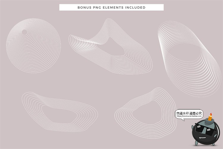 图片[11]-轻奢清新优雅小众珠宝珠光渐变背景底纹纹理PNG线条JPG图片素材-设计猿