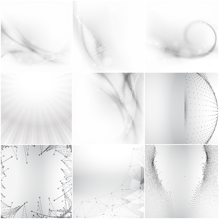 图片[1]-科技感放射状线条几何线稿线描高清背景图片平面设计素材AI矢量图-设计猿