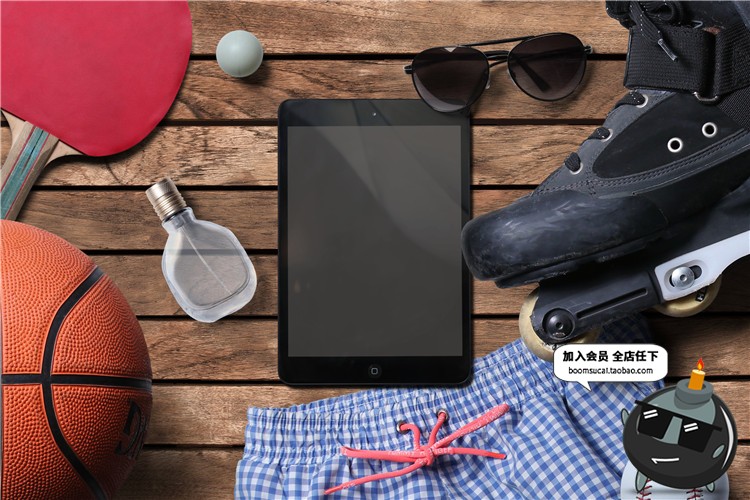 图片[14]-体育运动器材篮球主题海报广告装饰元素场景模板PSD分层设计素材-设计猿