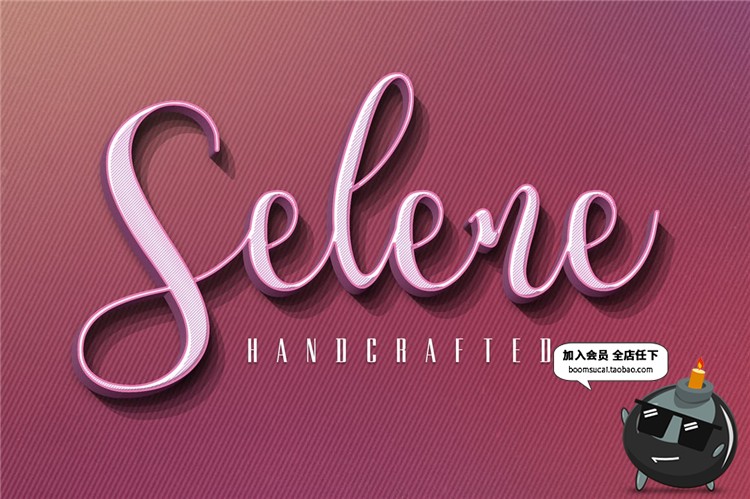 图片[6]-奢华花纹时尚清新彩色3D立体艺术特效文字效果图层PSD样式PS素材-设计猿