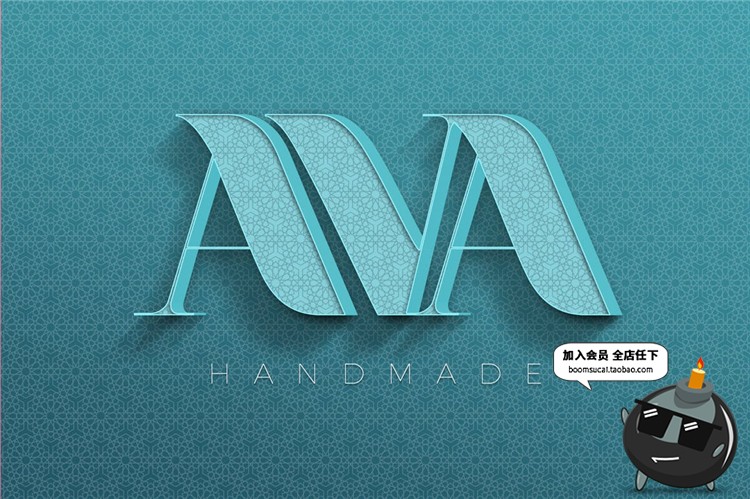 图片[7]-奢华花纹时尚清新彩色3D立体艺术特效文字效果图层PSD样式PS素材-设计猿