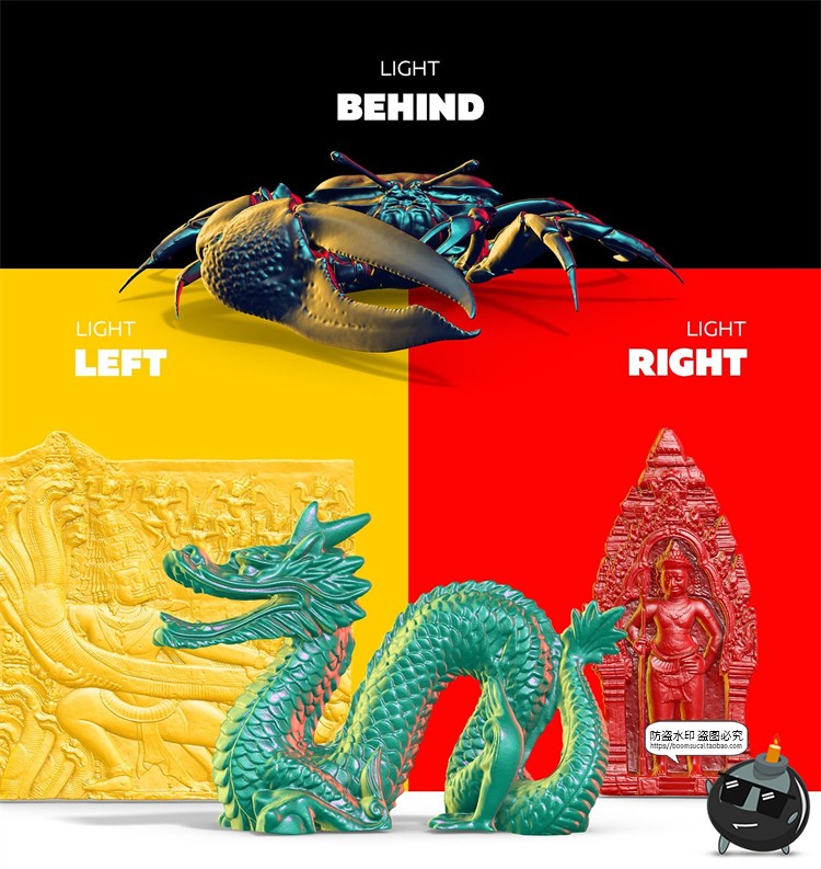 图片[7]-抽象希腊风石膏雕塑半身像摆件石柱装饰元素后期TIF合成PSD素材-设计猿