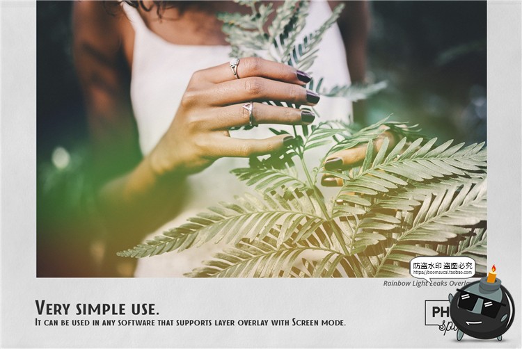 图片[5]-优雅文艺彩虹色光晕梦幻光斑光效阳光JPG图片叠加后期合成PS素材-设计猿