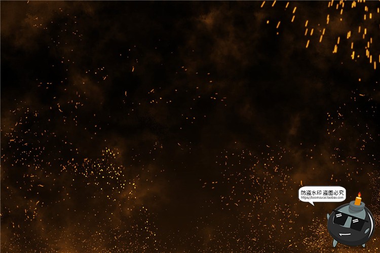 图片[6]-火焰火花火光燃烧火海效果黑底高清JPG图片后期合成叠加PS素材-设计猿