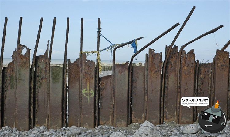 图片[7]-隔板金属框架围栏生锈破旧废墟废土荒芜风格后期合成JPG图片素材-设计猿