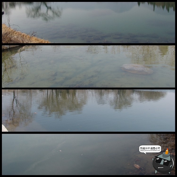 图片[1]-水面湖面湖水小溪水海水公园湖泊水池塘JPG图片PS后期合成PS素材-设计猿