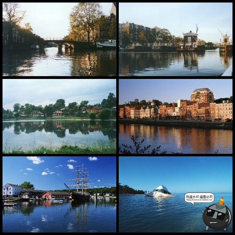 图片[8]-水面湖面湖水小溪水海水公园湖泊水池塘JPG图片PS后期合成PS素材-设计猿