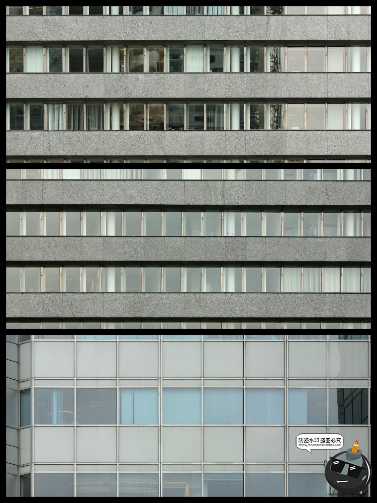 图片[10]-高层建筑对立面贴图窗户西方现代建筑高楼大厦场景图JPG图片素材-设计猿