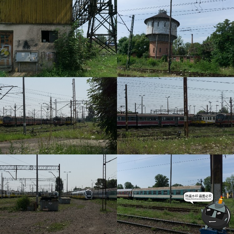 图片[10]-废弃火车站杂草车场铁轨轨道车厢场景背景后期合成JPG图片素材-设计猿