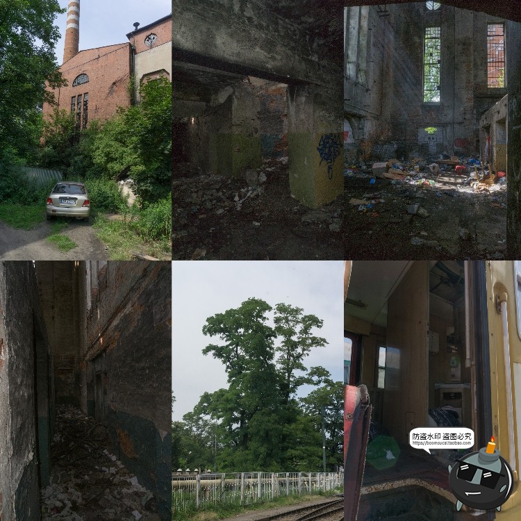 图片[14]-废弃火车站杂草车场铁轨轨道车厢场景背景后期合成JPG图片素材-设计猿