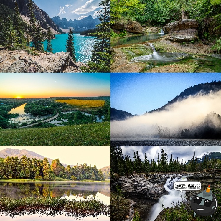 图片[8]-河流湖泊水面风景山川瀑布场景景观背景JPG图片PS后期合成素材-设计猿