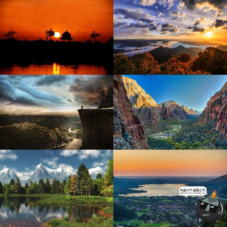 图片[13]-河流湖泊水面风景山川瀑布场景景观背景JPG图片PS后期合成素材-设计猿