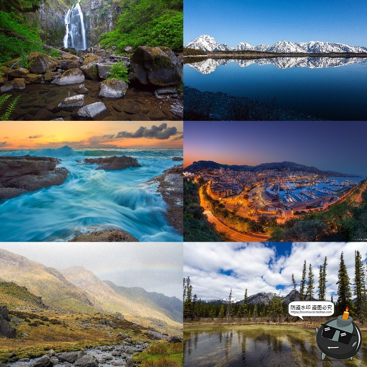 图片[18]-河流湖泊水面风景山川瀑布场景景观背景JPG图片PS后期合成素材-设计猿