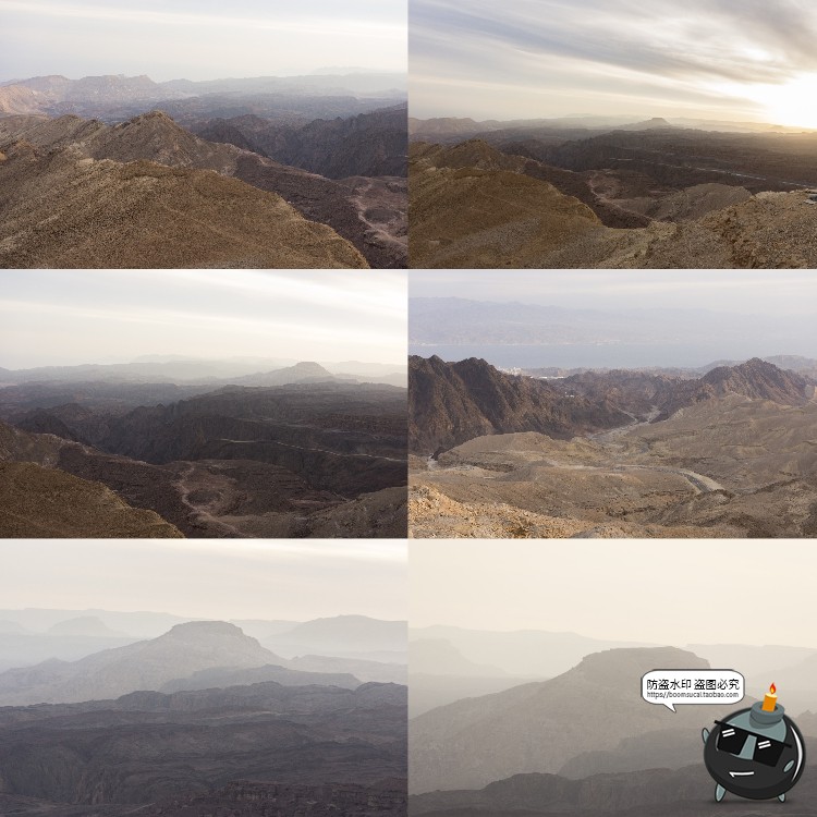 图片[4]-荒漠岩石沙漠山脉荒凉赤戈壁滩景观场景背景后期合成JPG图片素材-设计猿