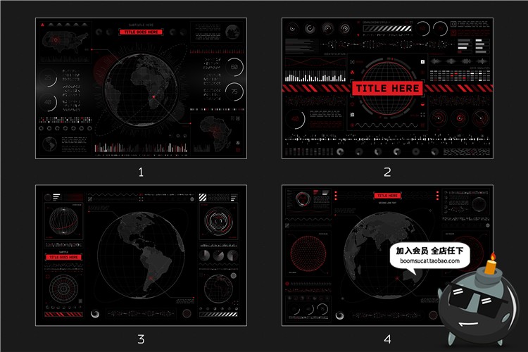 图片[14]-APP科技未来数据HUD界面元素信息未来仪表盘PNG图标AI矢量PSD素材-设计猿