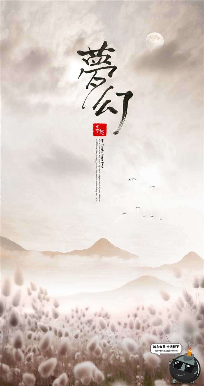 图片[15]-新中式唯美梦幻仙侠中国风山水画海报设计PSD分层设计素材PS模版-设计猿