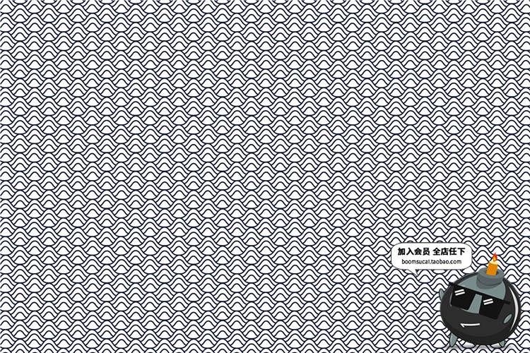 图片[12]-和风日式海浪波浪花纹底纹产品包装无缝图案背景印刷AI矢量素材-设计猿