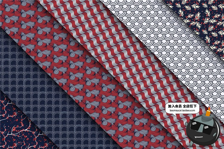 图片[19]-和风日式海浪波浪花纹底纹产品包装无缝图案背景印刷AI矢量素材-设计猿