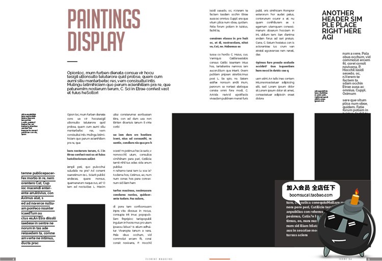 图片[2]-15页时尚杂志画册书刊品牌手册宣传册杂志图文排版AI矢量模板素材-设计猿