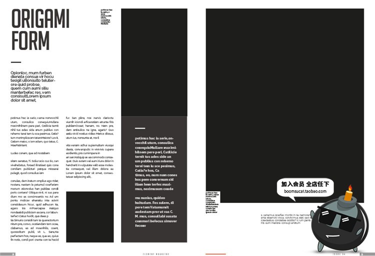 图片[7]-15页时尚杂志画册书刊品牌手册宣传册杂志图文排版AI矢量模板素材-设计猿