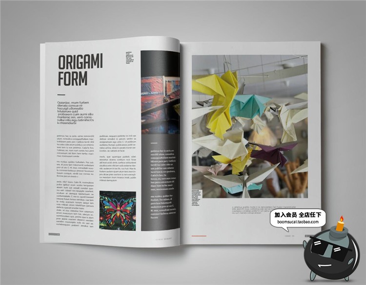 图片[15]-15页时尚杂志画册书刊品牌手册宣传册杂志图文排版AI矢量模板素材-设计猿