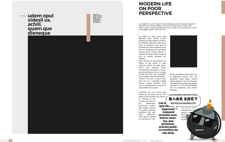 图片[2]-15页社会科学地理杂志宣传册画册图文排版文案布局AI矢量模板素材-设计猿