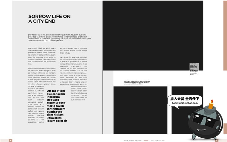 图片[4]-15页社会科学地理杂志宣传册画册图文排版文案布局AI矢量模板素材-设计猿
