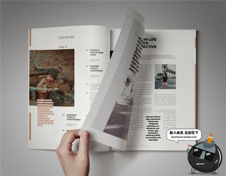 图片[9]-15页社会科学地理杂志宣传册画册图文排版文案布局AI矢量模板素材-设计猿