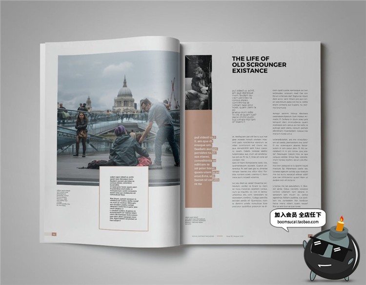 图片[10]-15页社会科学地理杂志宣传册画册图文排版文案布局AI矢量模板素材-设计猿