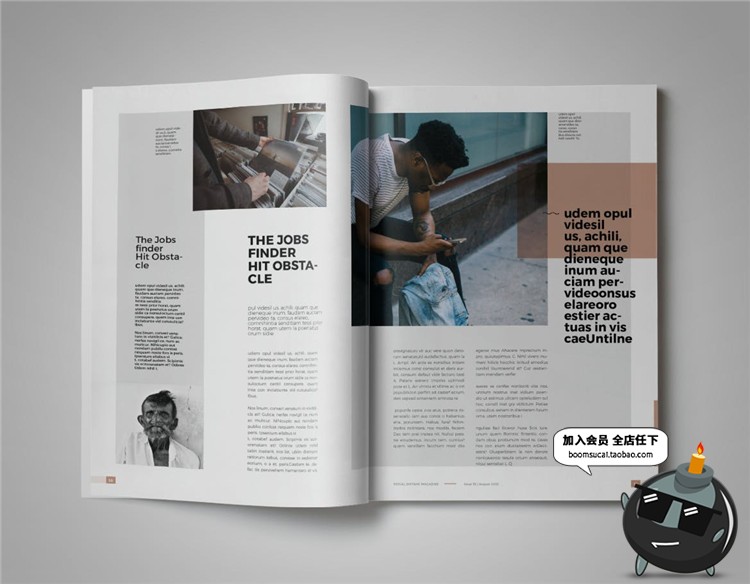 图片[11]-15页社会科学地理杂志宣传册画册图文排版文案布局AI矢量模板素材-设计猿