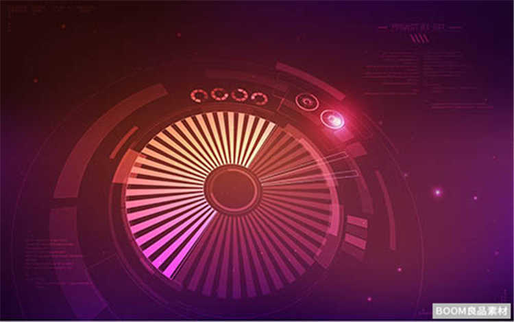 图片[4]-未来高科技科幻炫丽光效转盘眼背景素材元素图片AI矢量设计素材-设计猿