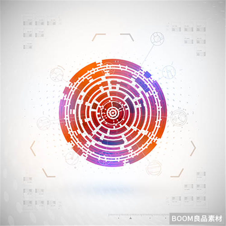 图片[11]-未来高科技科幻炫丽光效转盘眼背景素材元素图片AI矢量设计素材-设计猿