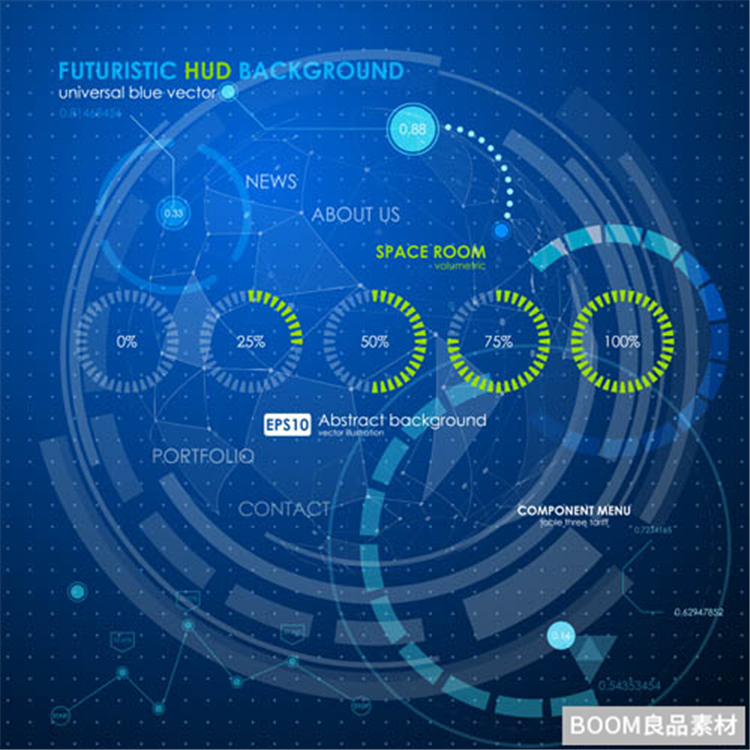 图片[12]-未来高科技科幻炫丽光效转盘眼背景素材元素图片AI矢量设计素材-设计猿