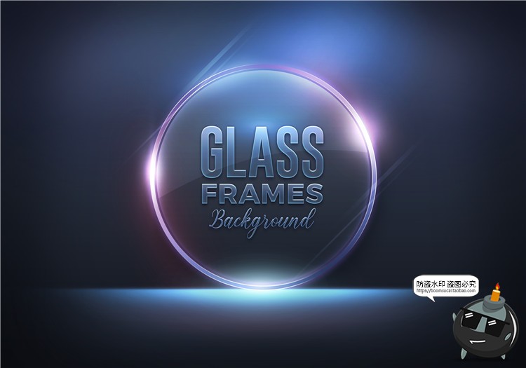 图片[4]-磨砂质感透明玻璃亚克力板背景底纹纹理长方形心形PSD模板PS素材-设计猿