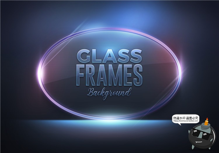 图片[7]-磨砂质感透明玻璃亚克力板背景底纹纹理长方形心形PSD模板PS素材-设计猿