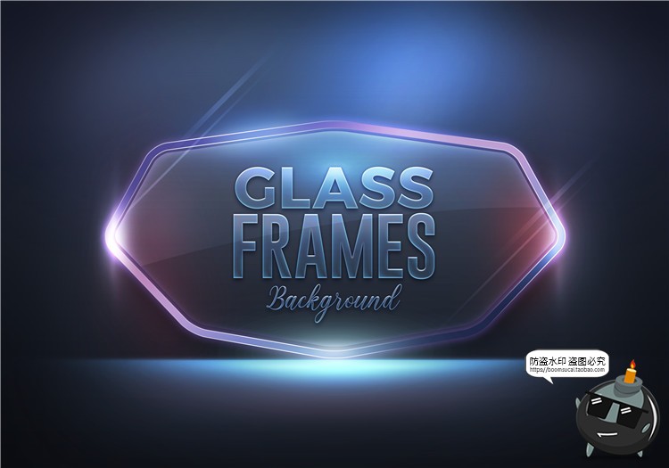 图片[8]-磨砂质感透明玻璃亚克力板背景底纹纹理长方形心形PSD模板PS素材-设计猿