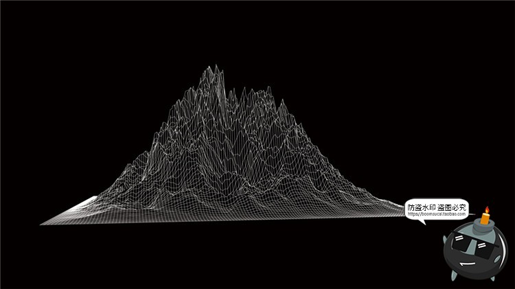 图片[6]-高科技抽象地形地理故障等高线山脉三维背景线条纹理AI矢量素材-设计猿