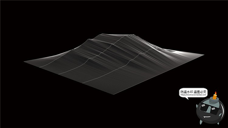 图片[7]-高科技抽象地形地理故障等高线山脉三维背景线条纹理AI矢量素材-设计猿