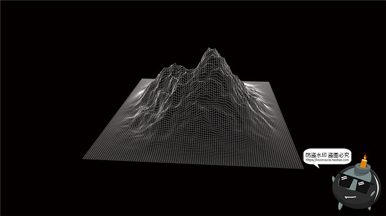 图片[12]-高科技抽象地形地理故障等高线山脉三维背景线条纹理AI矢量素材-设计猿