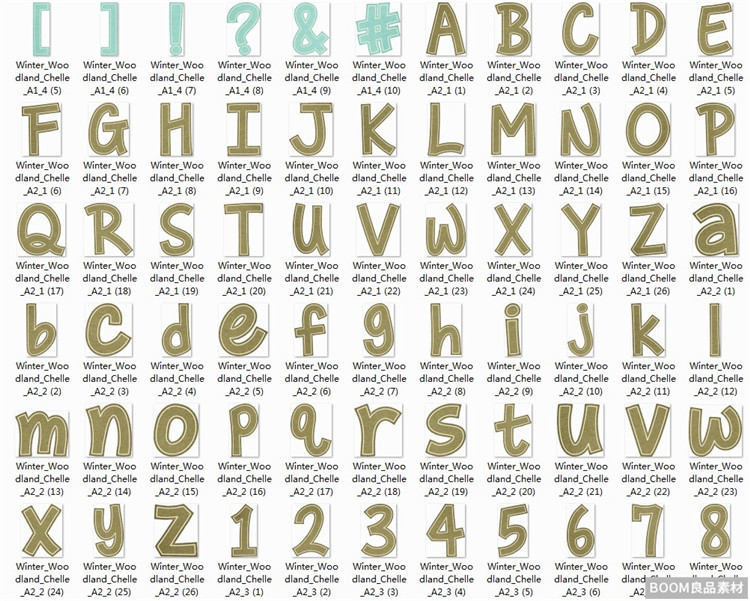 图片[4]-唯美元素松树狐狸围巾与手套纽扣等欧美剪贴印刷PNG素材设计免抠-设计猿