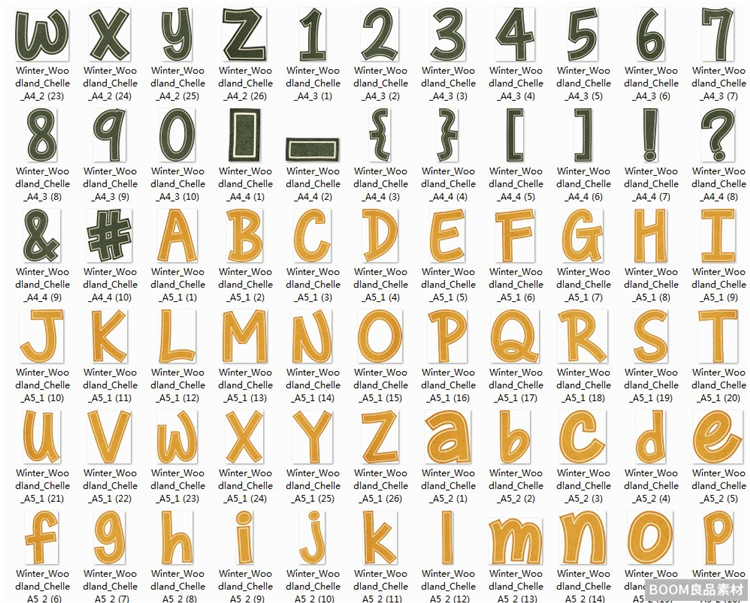 图片[7]-唯美元素松树狐狸围巾与手套纽扣等欧美剪贴印刷PNG素材设计免抠-设计猿