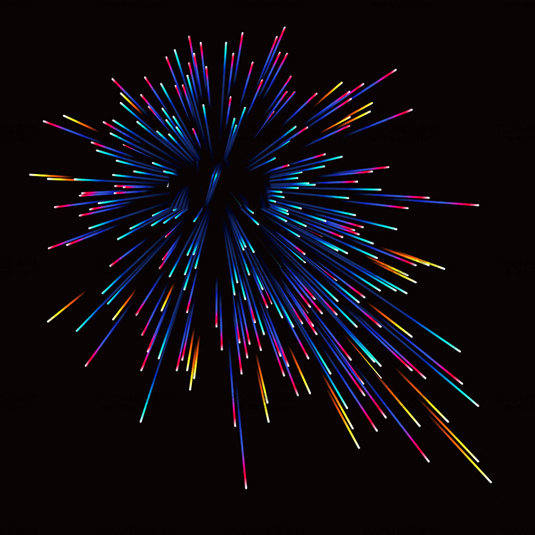 图片[2]-时尚彩色渐变发光放射线条科技感光效高清背景图片AI矢量设计素材-设计猿