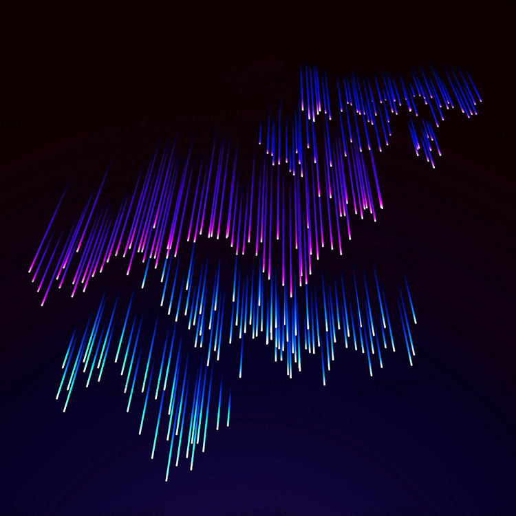 图片[3]-时尚彩色渐变发光放射线条科技感光效高清背景图片AI矢量设计素材-设计猿