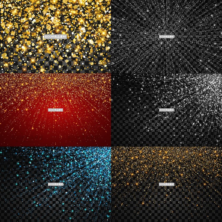 图片[2]-射线光效线条特效五彩闪烁发光彩条粒子装饰AI矢量背景设计素材-设计猿