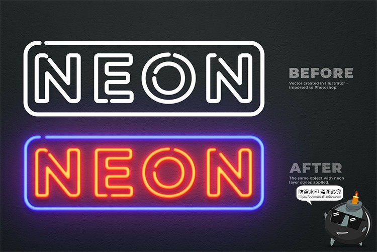 图片[8]-炫酷霓虹灯背景机械赛博朋克风格场景效果ASL样式PNG后期合成素材-设计猿