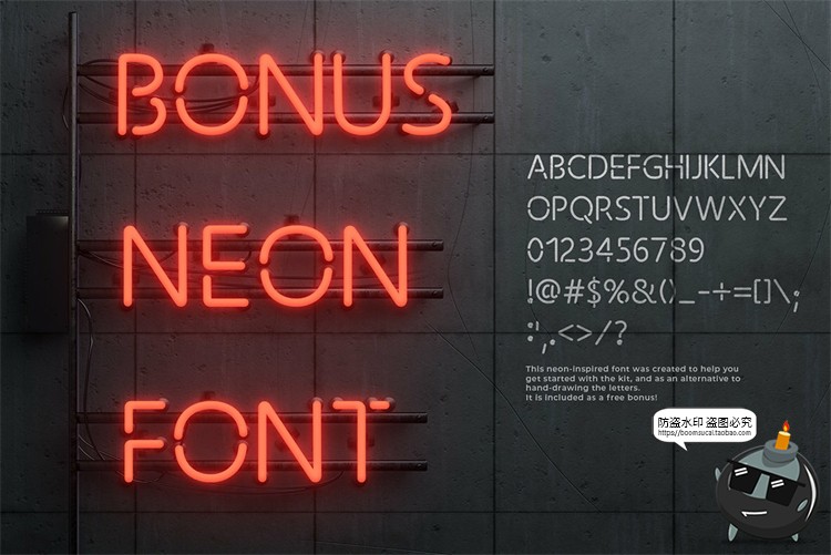 图片[9]-炫酷霓虹灯背景机械赛博朋克风格场景效果ASL样式PNG后期合成素材-设计猿